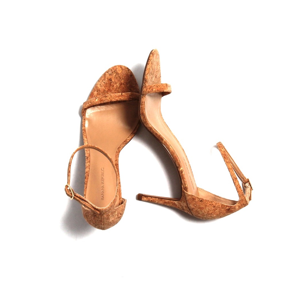 Banana Republic Bare High Heel Cork Size 8